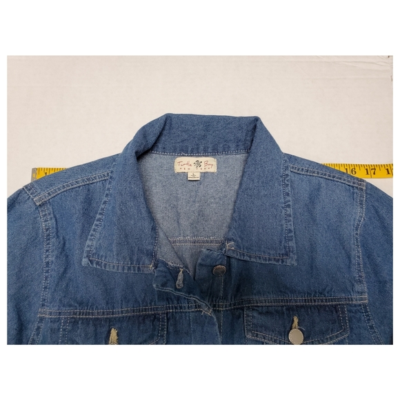Turtle bay NY denim Shirt women size L - Picture 5 of 8